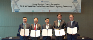 Korea Housing Finance Corperation EUR 500,000,000 Social Covered Bonds Signing Ceremony