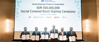 Korea Housing Finance Corperation EUR 600,000,000 Social Covered Bonds Signing Ceremony
